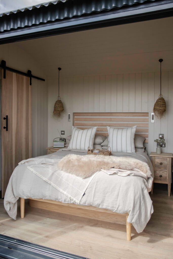 Glamping Cabin Bedroom