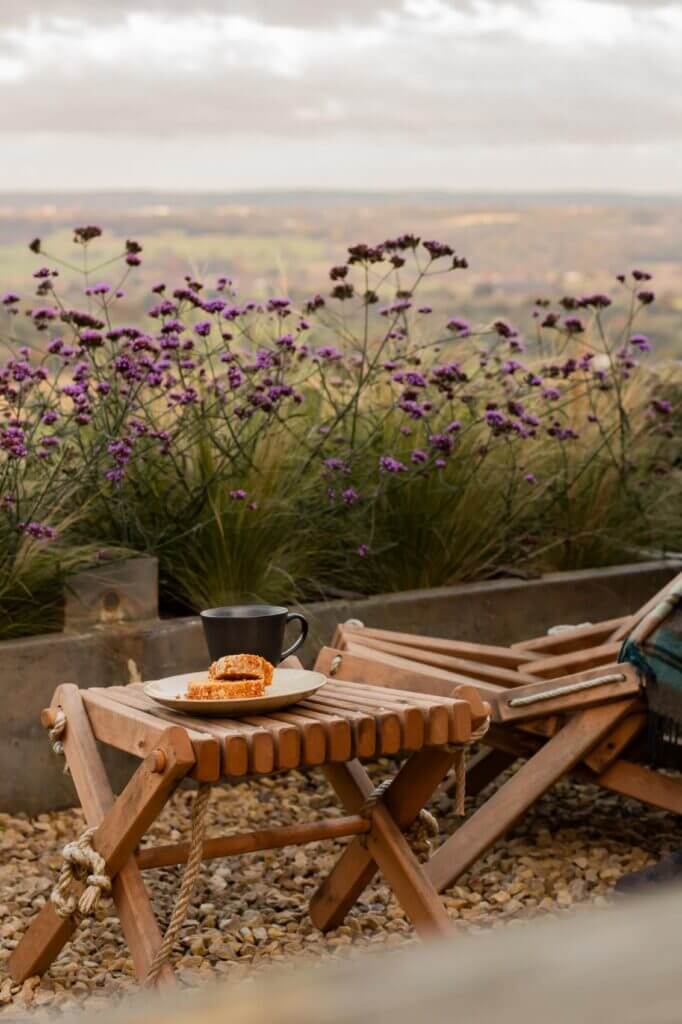 Outdoors at The Cabin, Matlock