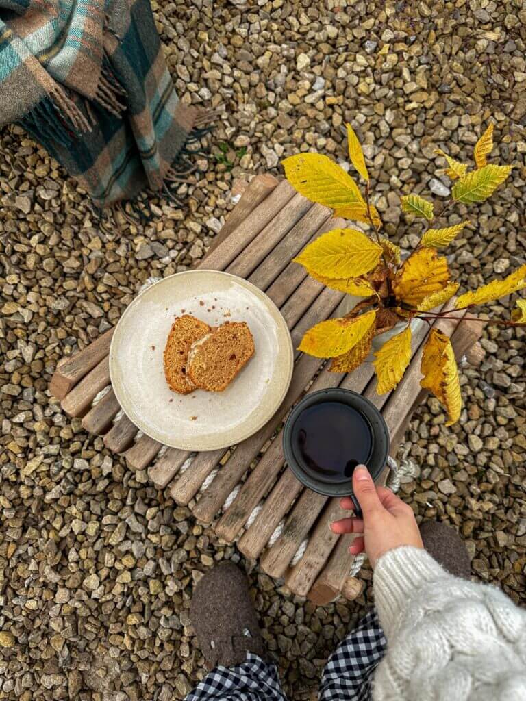 Coffee at The Cabin, Derbyshire