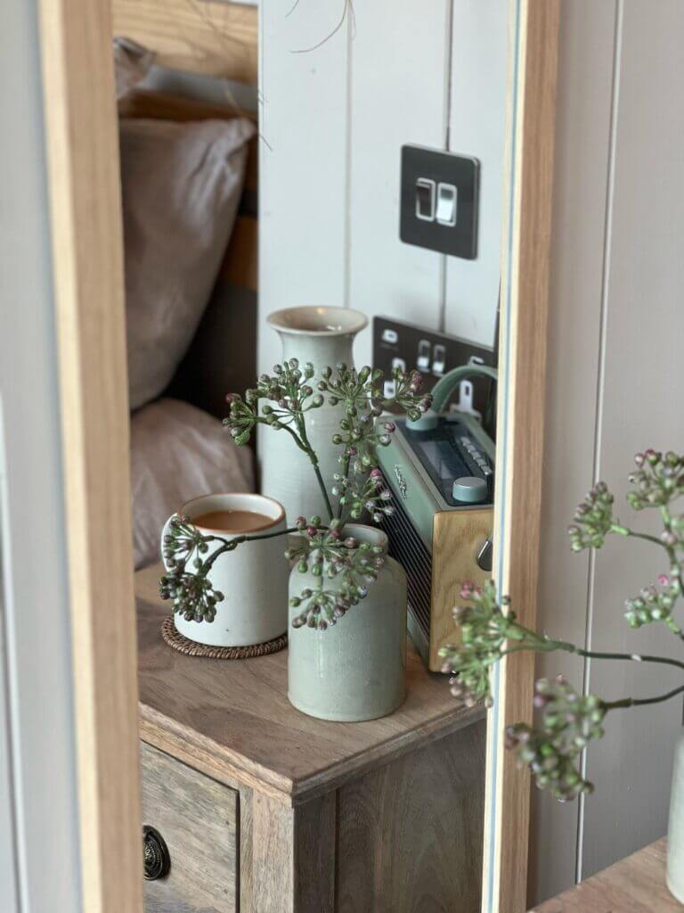 Interior details at The Cabin, Matlock