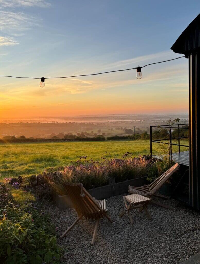 Sunrise at The Cabin, Matlock